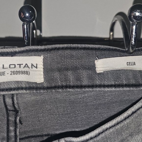 Nili Lotan Celia Jeans Size 29 Gray Wash Flare Leg Made in USA - Picture 2 of 5